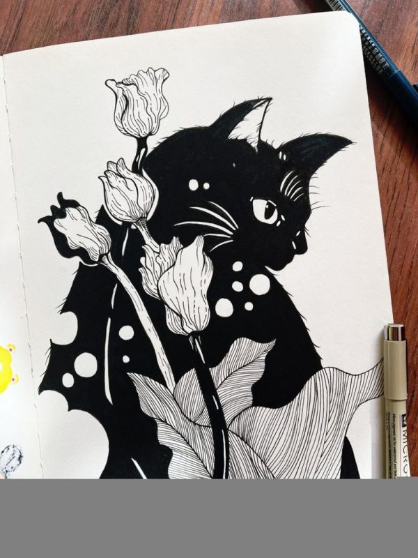 猫的装饰画图片大全