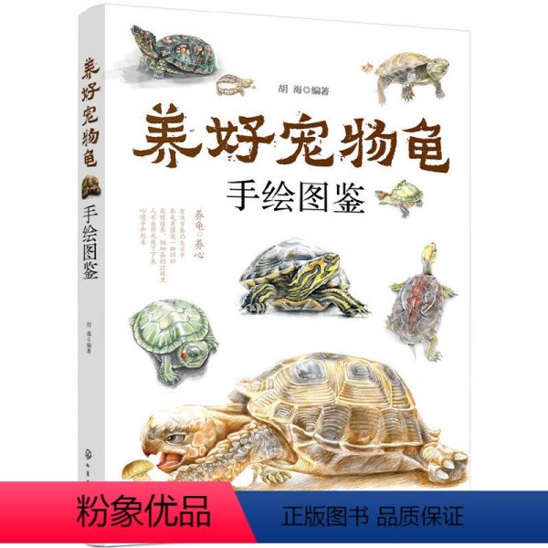[正版]书籍养好宠物龟手绘图鉴