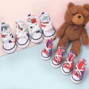 New pet denim canvas xshoes, dog shoes宠物牛仔帆布鞋透气舒适