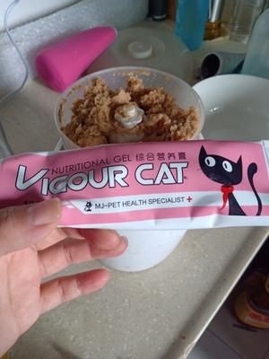 适合老年猫和离乳期小猫的猫饭1的做法 步骤9
