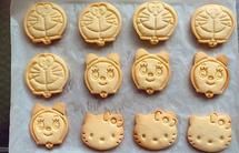 简单卡通蔓越莓/黄油饼干