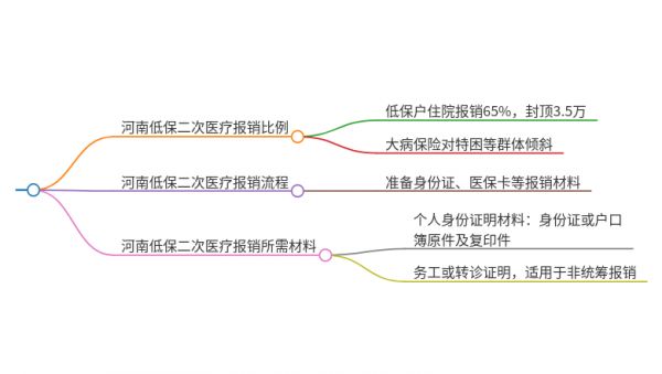 河南低保二次医疗报销多少