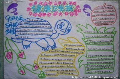 关于小乌龟的手抄报 手抄报简单又漂亮523世界海龟日手抄报模板教程