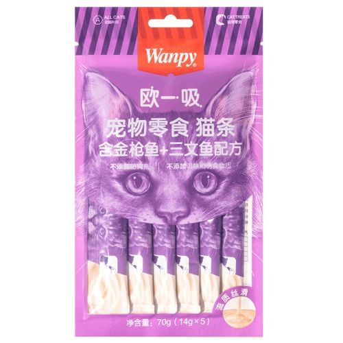 混合口味*5包 6个月以上 顽皮猫咪零食营养增肥猫罐头幼猫宠物三文鱼猫条金枪鱼鸡肉猫舔酱92元拍4件(合23元/件)