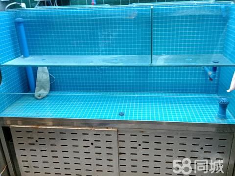 哈尔滨水产·低价出售两组海鲜鱼缸，制冷设备 