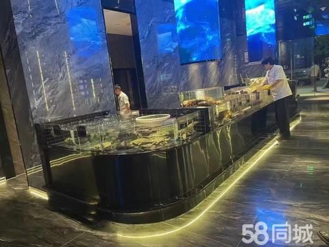 奎硕水族定做一体海鲜缸·鱼缸海鲜池，贝壳缸，冰鲜台专业设计定做