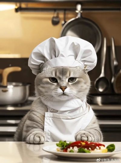 猫咪变身大厨AI技术让宠物也能烹饪美味佳肴