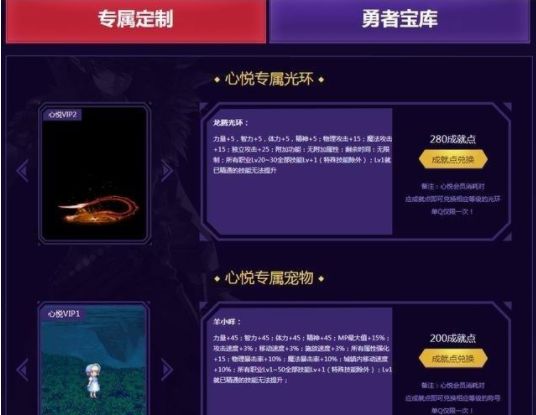 DNF全新心悦VIP宠物一览