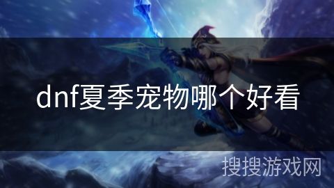 dnf夏季宠物哪个好看