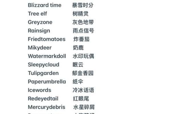 炫舞宠物名字英文 炫舞宠物英文名字有哪些