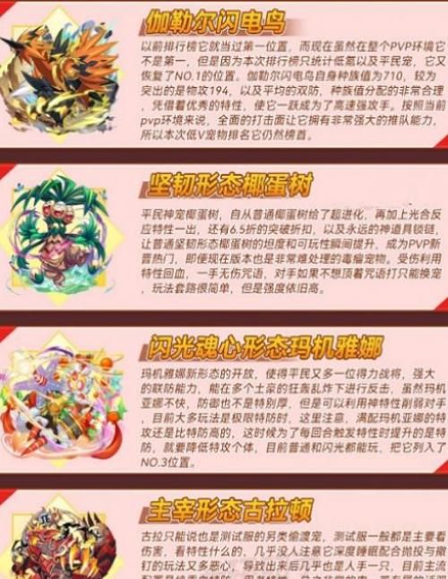 口袋妖怪复刻宠物强度最新2022