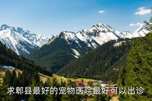 求郫县最好的宠物医院最好可以出诊