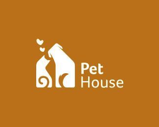 一些国外宠物店logo设计