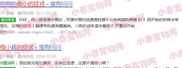 细小的症状有什么表现