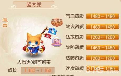 梦幻诛仙手游喵太郎