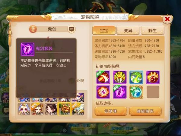 鬼剑宠物分析
