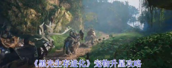 《黑光生存进化》宠物升星攻略