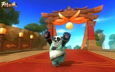 冲过终点 勇夺第一！
