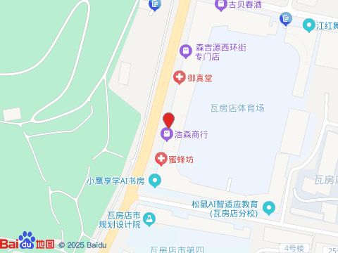 大连珍爱宠物医院(瓦房店分院)位置示意图