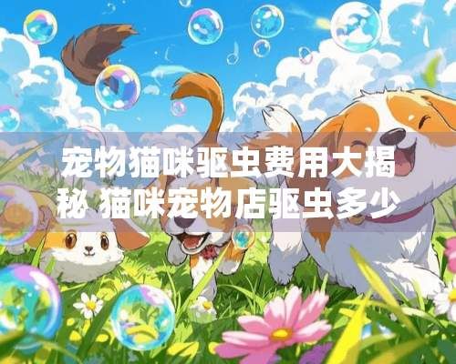宠物猫咪驱虫费用大揭秘 猫咪宠物店驱虫多少钱一次