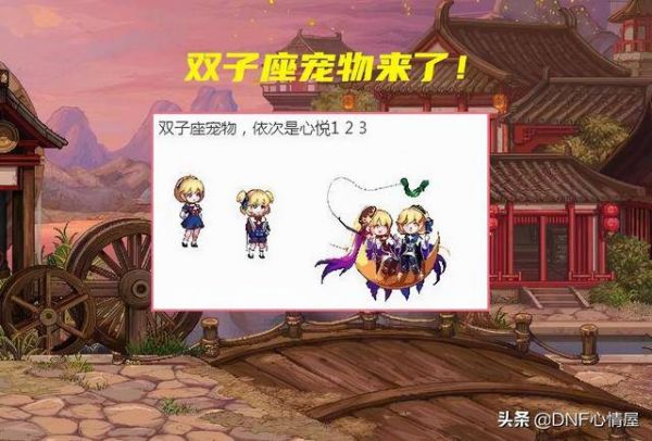 dnf心悦宠物属性大全，DNF心悦宠物属性