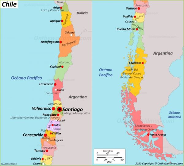 Mapa de Chile