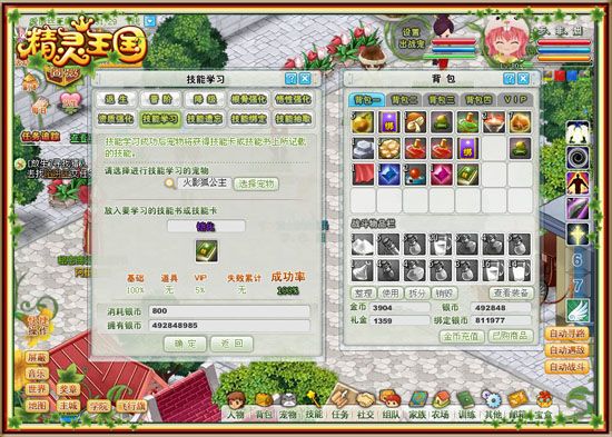 让宠物学习铠化技能