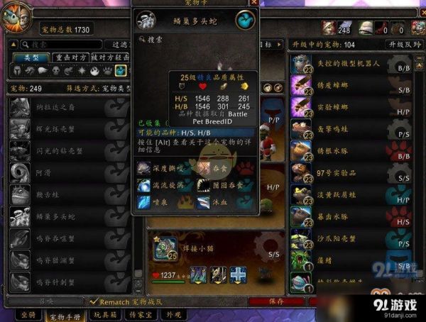 《魔兽世界》8.2宠物属性推荐