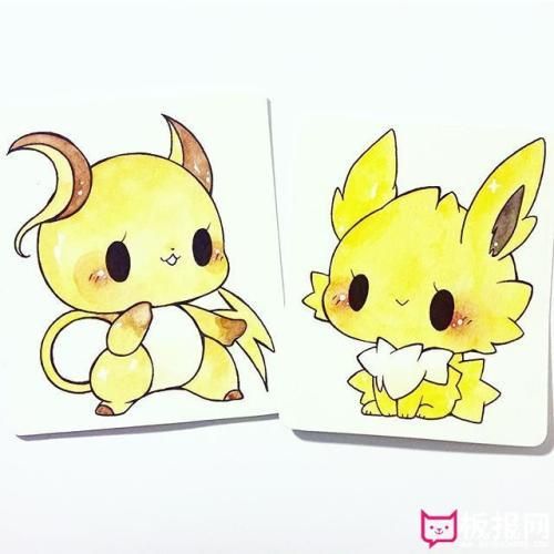 简单的萌宠卡通小动物简笔画