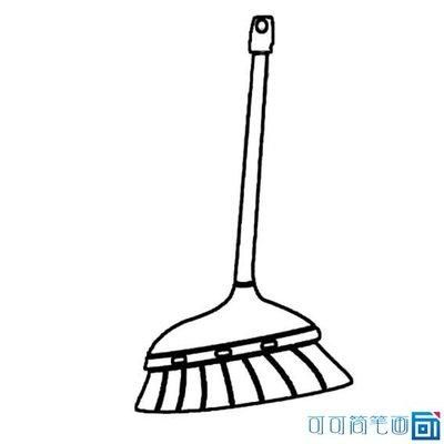住扫帚简笔画