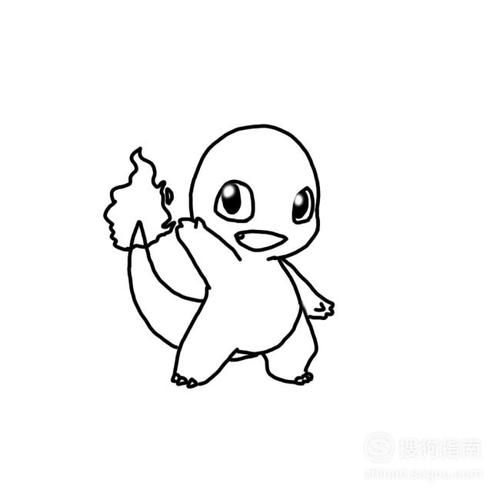 小火龙的简笔画 小火龙的简笔画怎么画