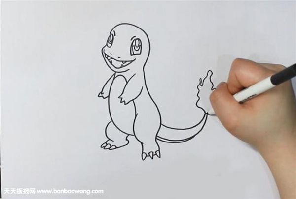 小火龙的简笔画 小火龙的简笔画怎么画