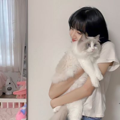 女生头像带宠物的头像