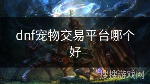 dnf宠物交易平台哪个好