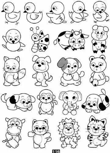 100个小动物简笔画教程100种动物简笔画步骤图 一笔一画教会你一个