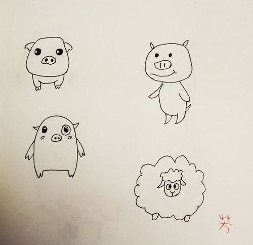 简笔画你爱的萌宠都在这里