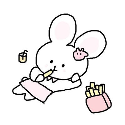 小兔子头像简笔画卡通图片2018这一生我都只爱你这一张脸