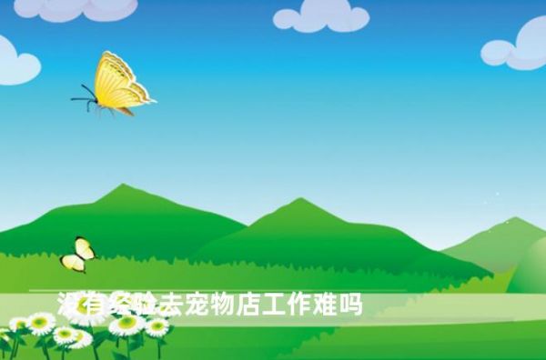 没有经验去宠物店工作难吗