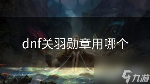 dnf关羽勋章用哪个