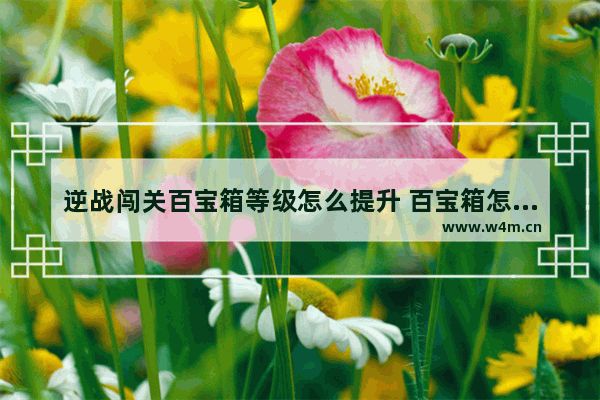 逆战闯关百宝箱等级怎么提升 百宝箱怎么快速升级 逆战卡成长石