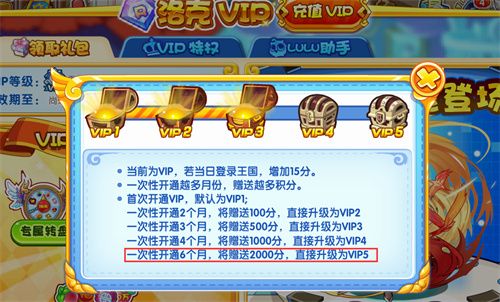 洛克王国充值到vip3需要多少钱(2024最新vip充值规则)