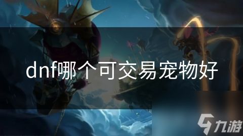 dnf哪个可交易宠物好