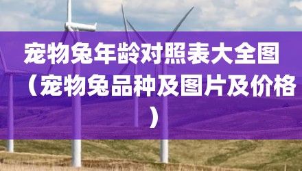 宠物兔年龄对照表大全图（宠物兔品种及图片及价格）