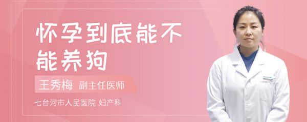 怀孕到底能不能养狗