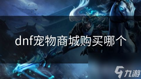 dnf宠物商城购买哪个