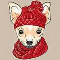 卡通狗头像素描简笔画微信头像图片大全