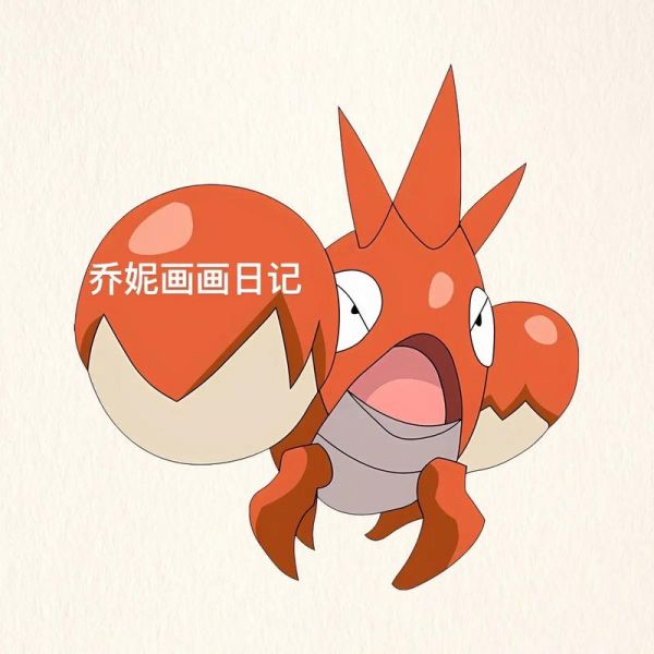 宝可梦简笔画龙虾小兵简笔画宝可梦儿童动画一抖音