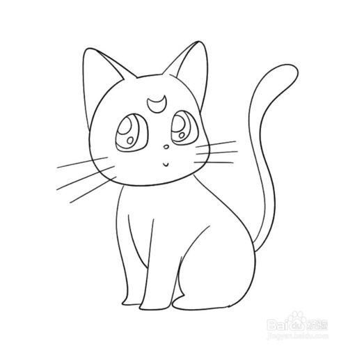 简笔画-如何画q版露娜的简笔画