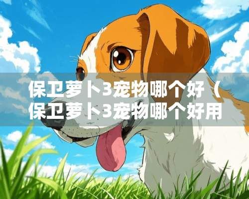 保卫萝卜3宠物哪个好（保卫萝卜3宠物哪个好用）