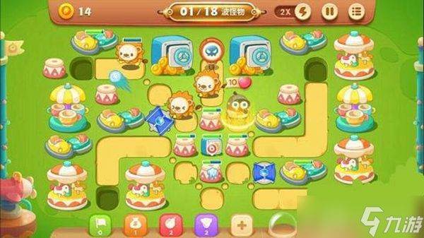保卫萝卜3游乐场大作战第三十三关过关攻略